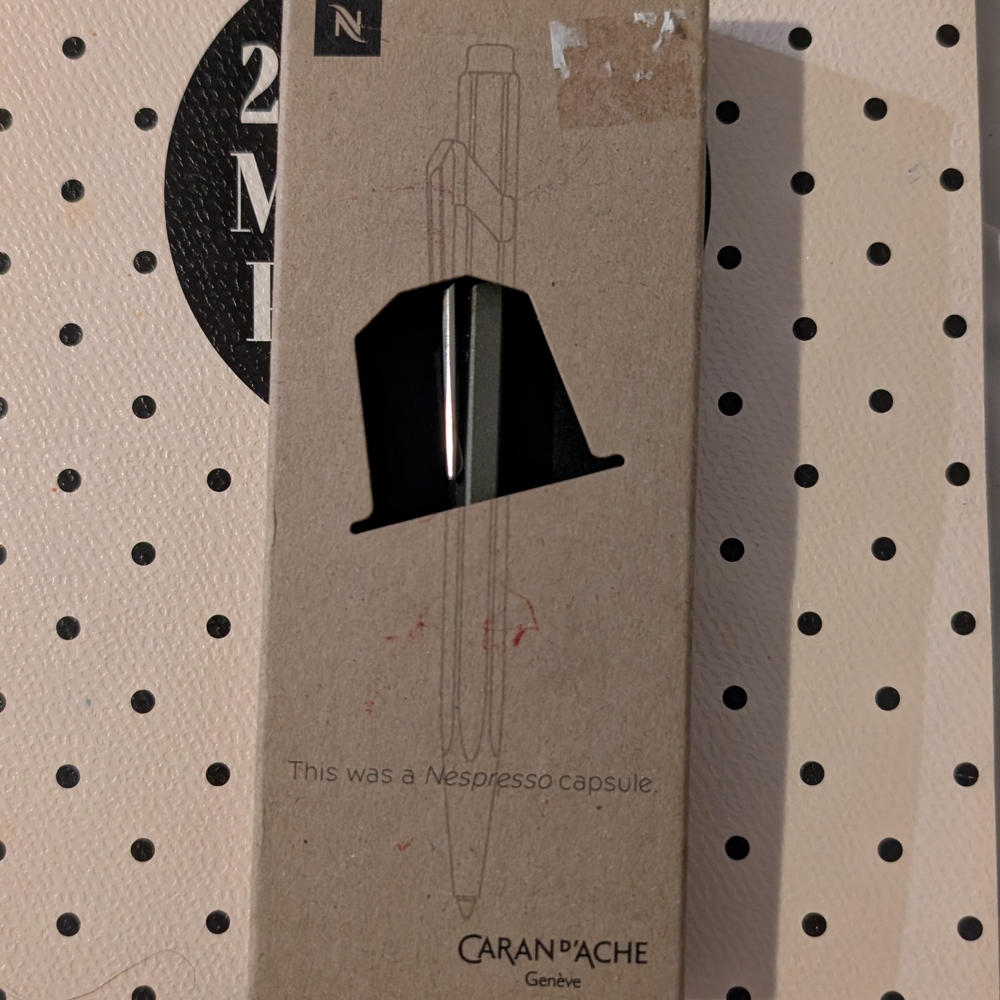 NEW Caran D'Ache Genéve Nespresso Recycled Green Pen 849 Series 2  Swiss Made